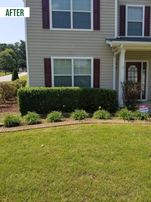 Before: Landscaping Residential Customer in Southwest Metro Atlanta.