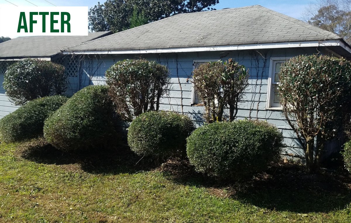 Before: Landscaping Residential Customer in Southwest Metro Atlanta.