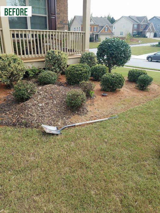 After: Landscaping Residential Customer in Southwest Metro Atlanta.